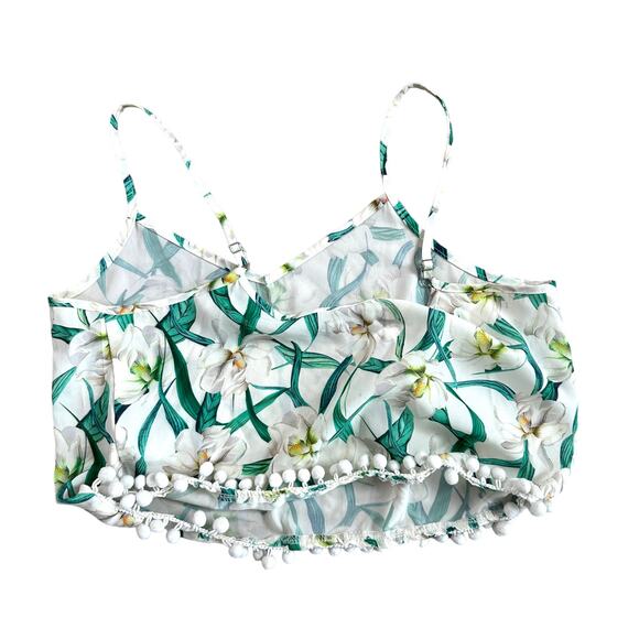 Missguided Boho Festival Crop Top Sleeveless Floral 6 NWT - Picture 4 of 4